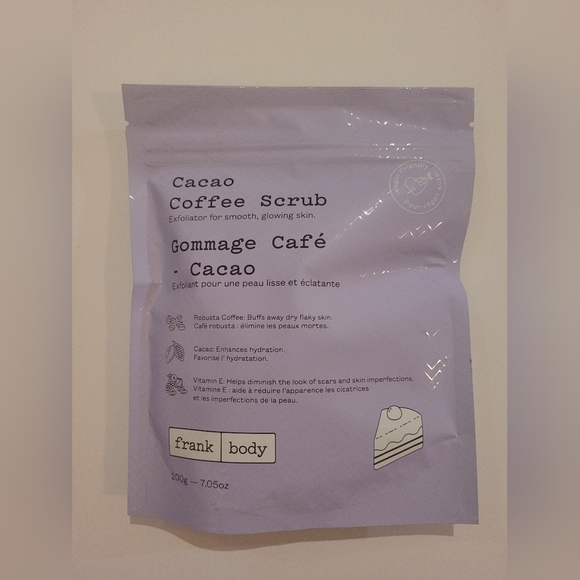 NWT Frank Body Cocao Coffee Body Scrub - Picture 1 of 3